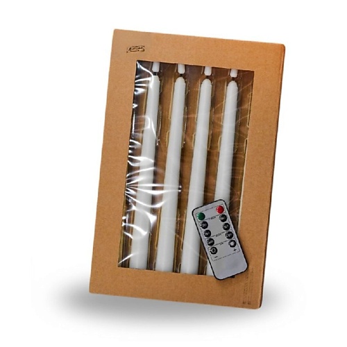 Свеча декоративная JAMEURE Свечи светодиодные на батарейках с пультом 6 шт